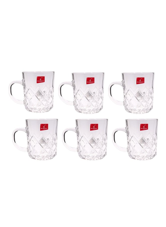 Blink Max 6-Piece Mug Set Clear 230ml - Image 1