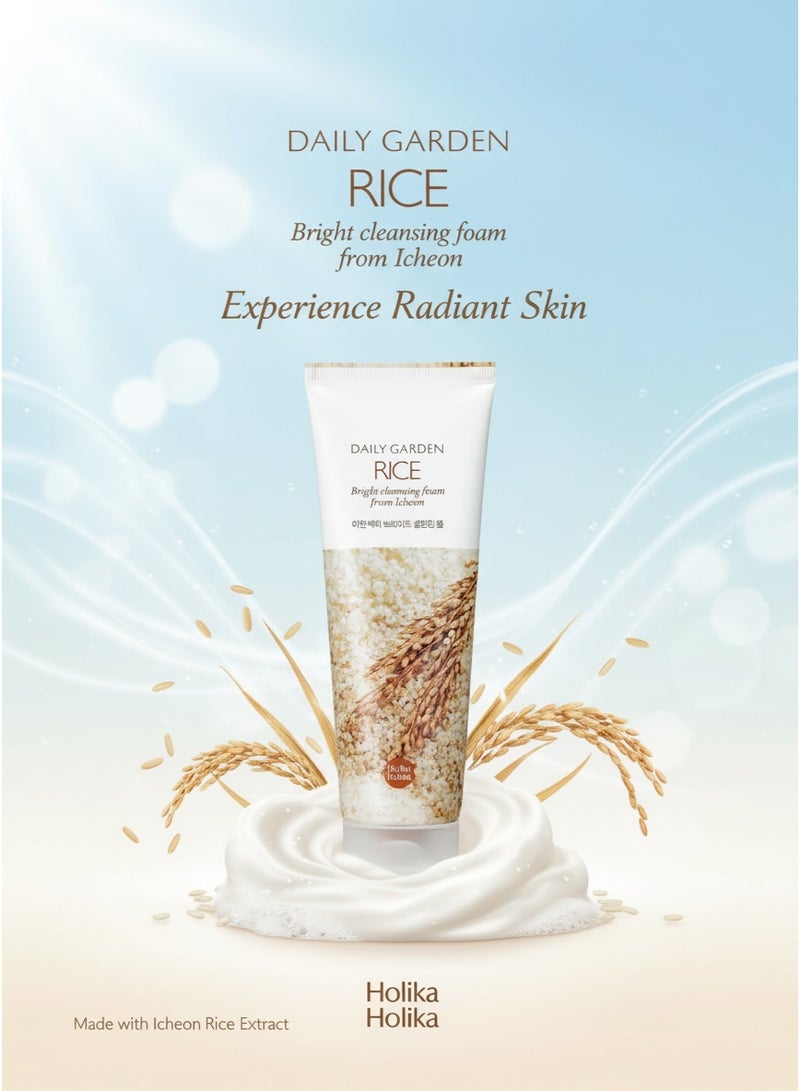 Holika Holika رغوة تنظيف الأرز اليومية 120 مل - Image 3