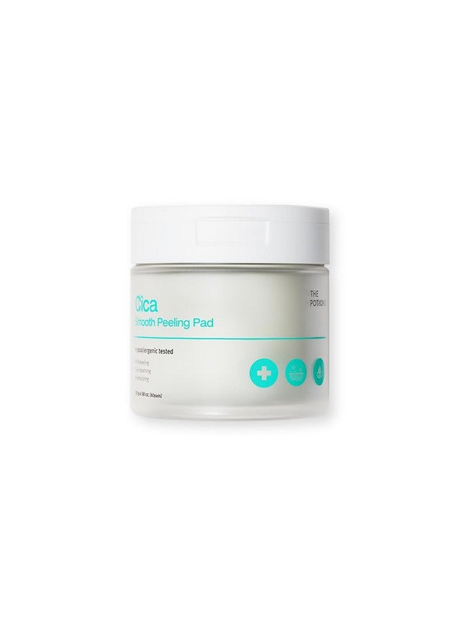 THE POTIONS Cica Smooth Peeling Pads Acne Prone Skin Calming Balancing Product Of Korea - Image 1