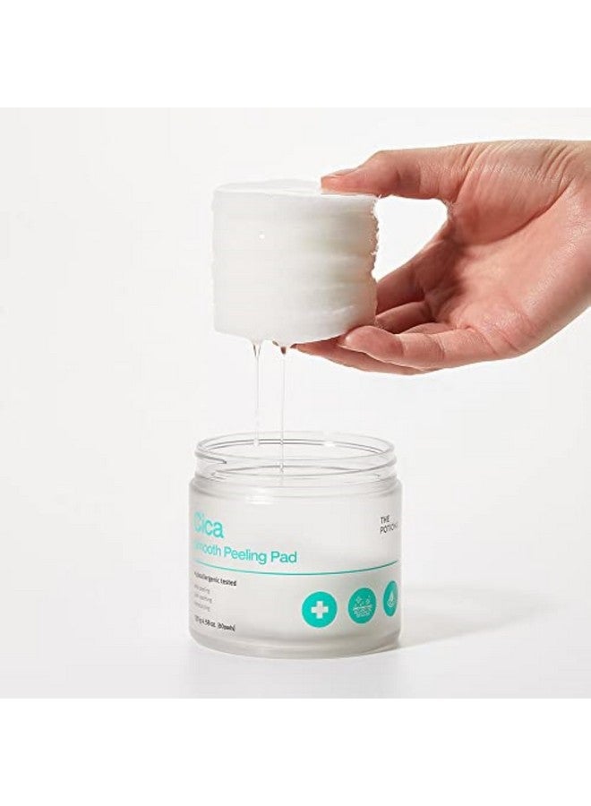 THE POTIONS Cica Smooth Peeling Pads Acne Prone Skin Calming Balancing Product Of Korea - Image 2