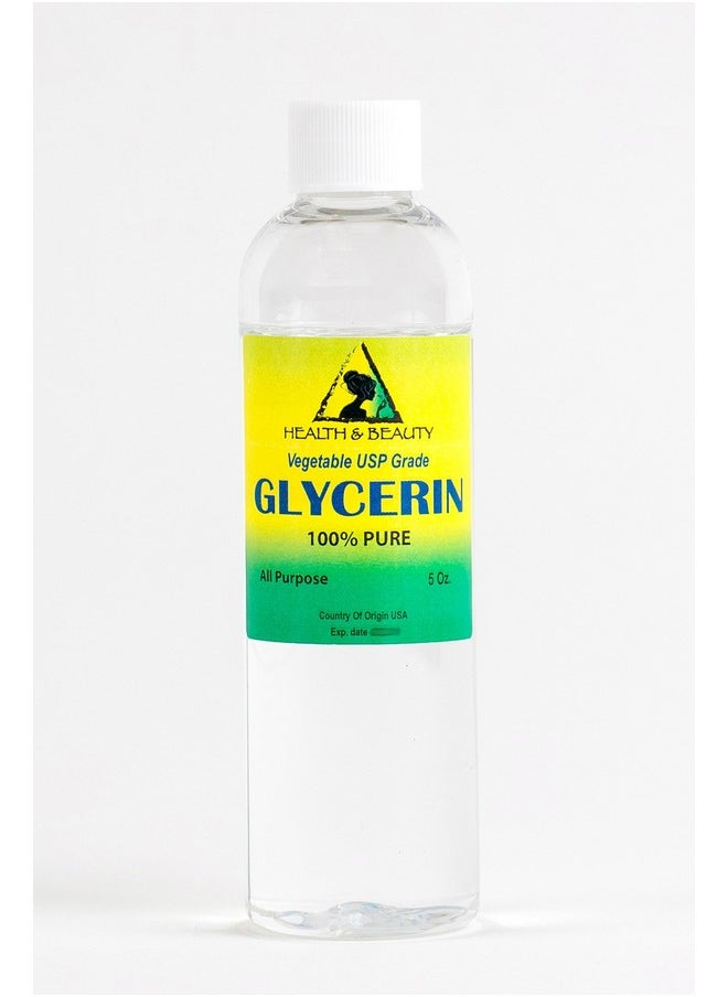H&B Oils Center Co. Glycerin Vegetable Oil Usp Grade By H&B Oils Center Natural Fresh 100% Pure 5 Oz 