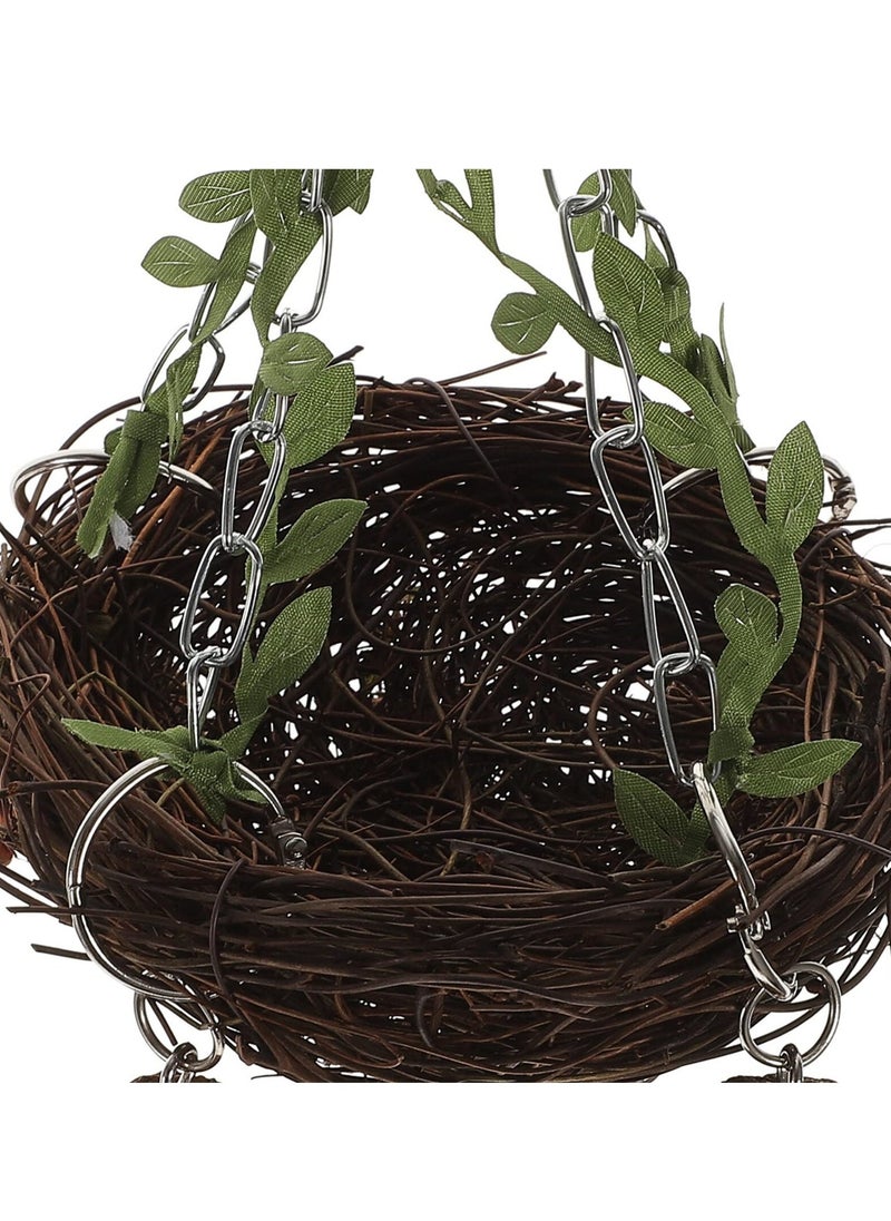 Natural Rattan Bird Nest, Large Hanging Bird Nest Made from Tree Vine Rattan  - Image 5