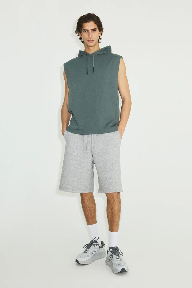 H&M Regular Fit Sleeveless sports hoodie with DryMove™