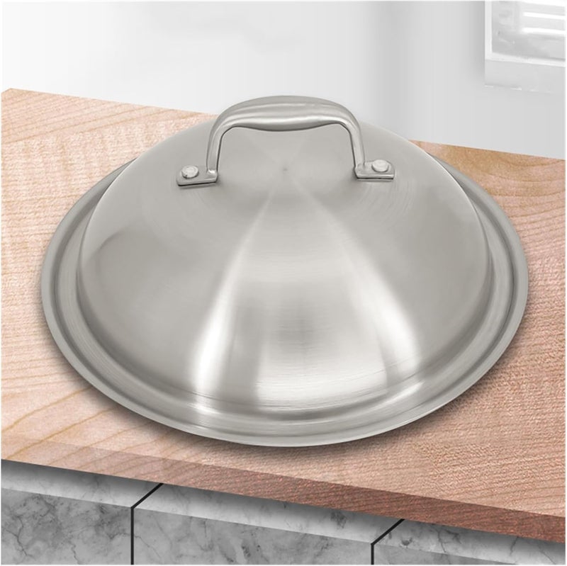 Saucepan Lid 1 pcs Stainless Steel Pot Lid Saucepan Cover Pots Cover Seasoning Pot Cover Saucepan Lid Small Cookware Lids for Pans Cup Pot Lid(43) - Image 3