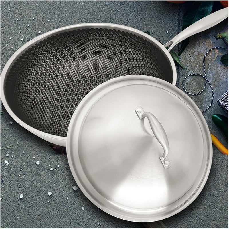 Saucepan Lid 1 pcs Stainless Steel Pot Lid Saucepan Cover Pots Cover Seasoning Pot Cover Saucepan Lid Small Cookware Lids for Pans Cup Pot Lid(43) - Image 4