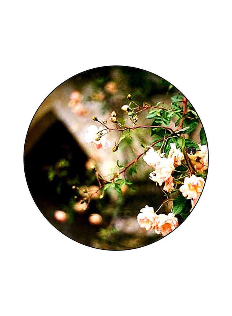 Flowers Printed Mouse Pad Multicolour