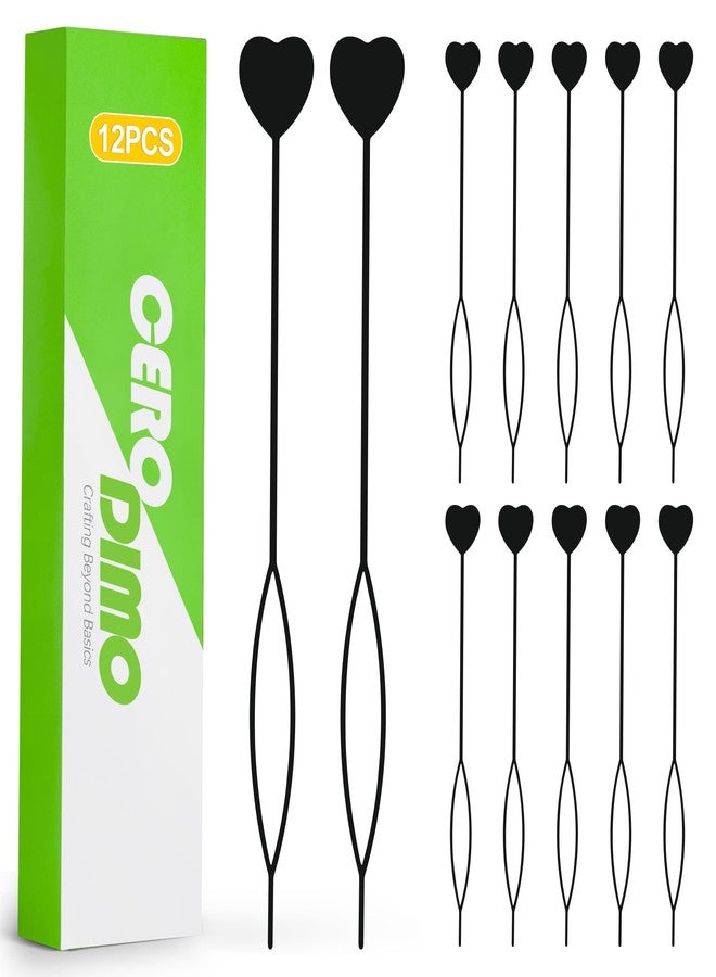 CeroDimo 12 Pcs Quick Hair Beader Tool, Hair Beaders for Braids, Bead Threader for Hair, Ponytail Maker Styling, Beads Loading Styling Kit for Kids Girls Bead Threader - Image 1