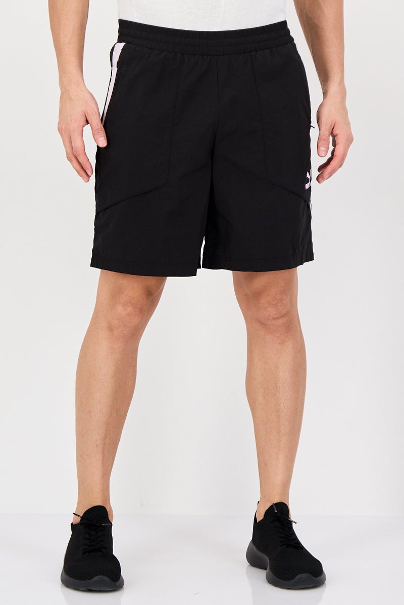 PUMA Men Relaxed Fit Training Shorts, Black - Image 1