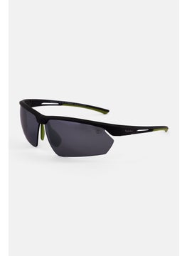 Timberland Men TB9264/S Geometric Sunglasses, Dark Grey  - Image 2