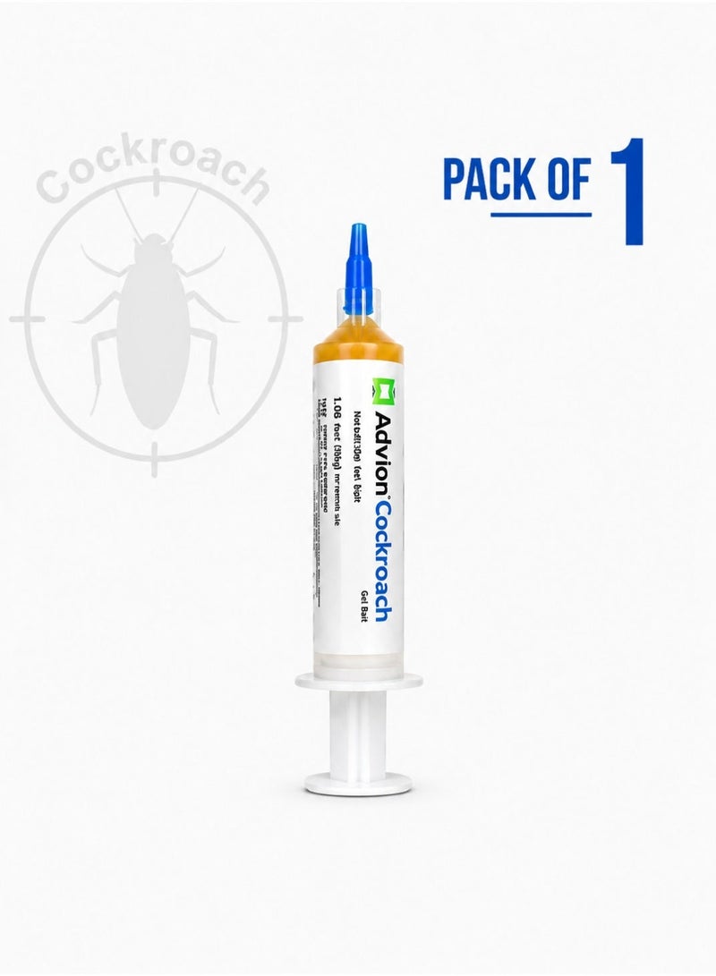 Cockroach Advion Gel Bait 30g,Fast-powerfull Roach Killer for Homes, Kitchens, & Offices - Image 1