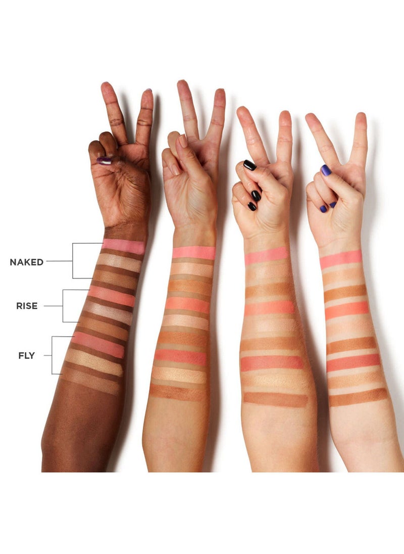 Urban Decay Stay Naked Threesome Blush, Bronzer, & Highlighter Palette Fly  - Image 3