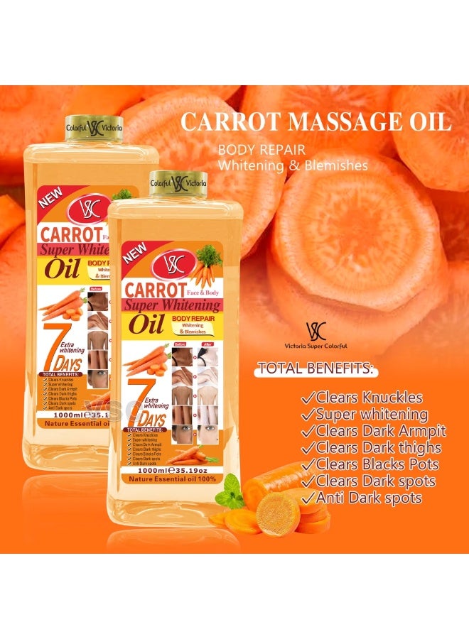 VSC زيت الجزر الفائق للتفتيح 1000 مل - Image 2