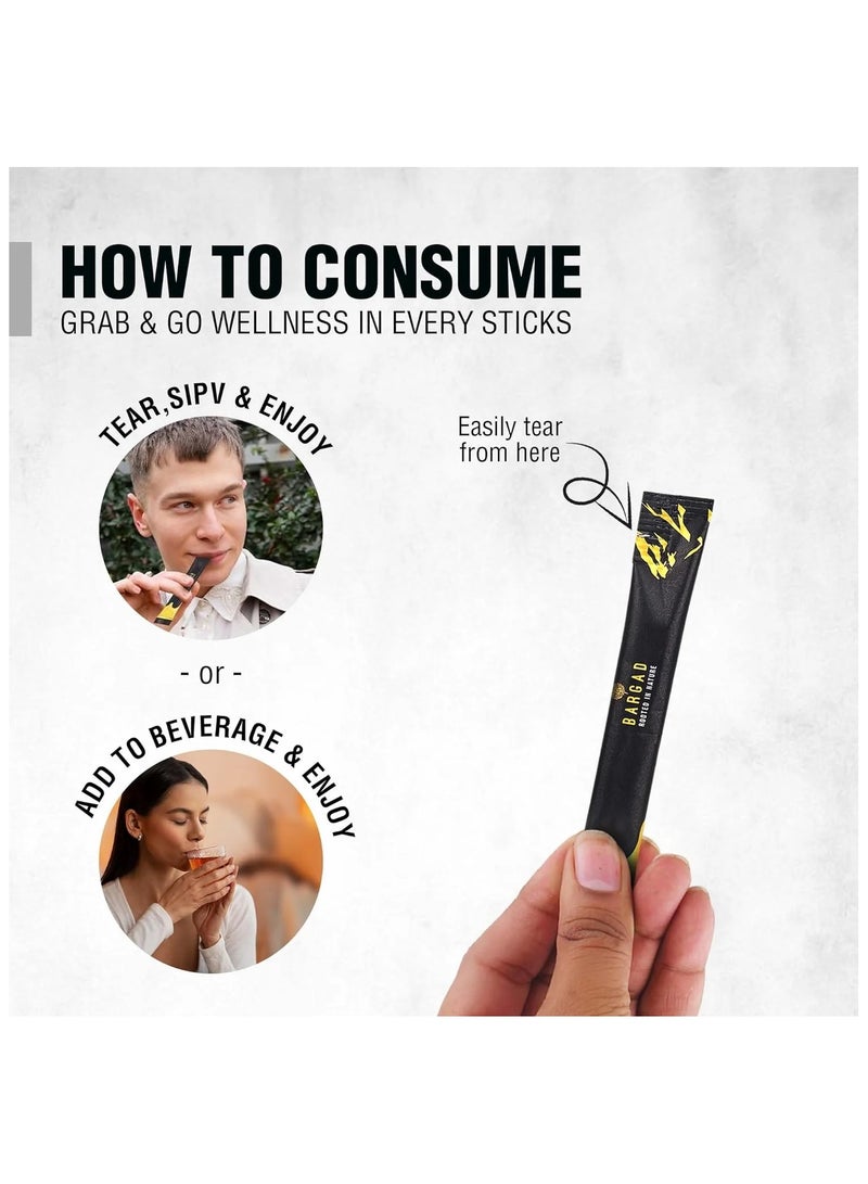 BARGAD | Pure Himalayan Shilajit Sticks with Organic Honey & Cinnamon (7 Count) | Lab-Tested, High Potency Fulvic Acid (75%+) | 85+ Trace Minerals | Energy & Immunity Booster | Easy Single-Serve Pack - Image 5