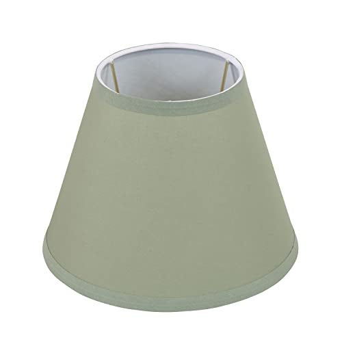 Aspen Creative 56003 Transitional Hardback Empire Shape UNO Construction Lamp Shade in Celadon, 9" Wide (5" x 9" x 7") - Image 1