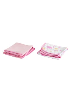BABY PLUS Pack of 2 Premium Gender Neutral Baby Nursery Blankets For Boys And Girls  - Image 2