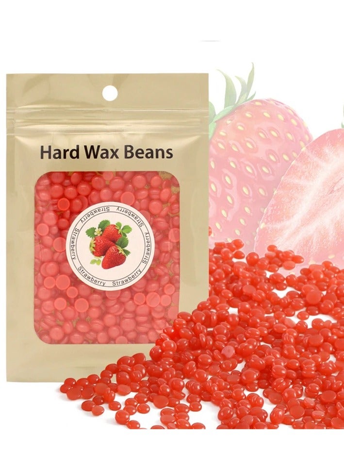 AROAQ Hair Removal Wax Hard Wax Bean Hot Film Wax Beads for Removing Excess Hair on Legs and Other Body Parts (Pack of 10, Each 25g) - Image 1