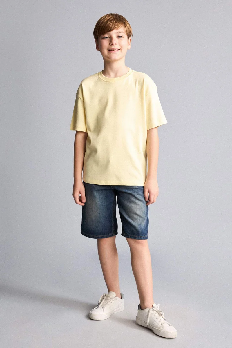 ديفاكتو Boy Oversize Fit Short Sleeve T-Shirt