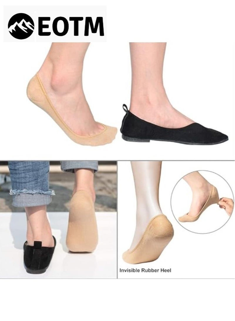 EOTM 8 Pairs Non Slip Invisible Ultra Low Cut No Show Socks For Women  - Image 4
