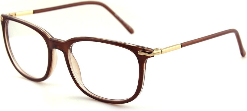 GQUEEN Fashion Fake Glasses Non Prescription Glasses Clear Lens Glasses Nerd Plain Frames Women Men, 201579 - Image 1