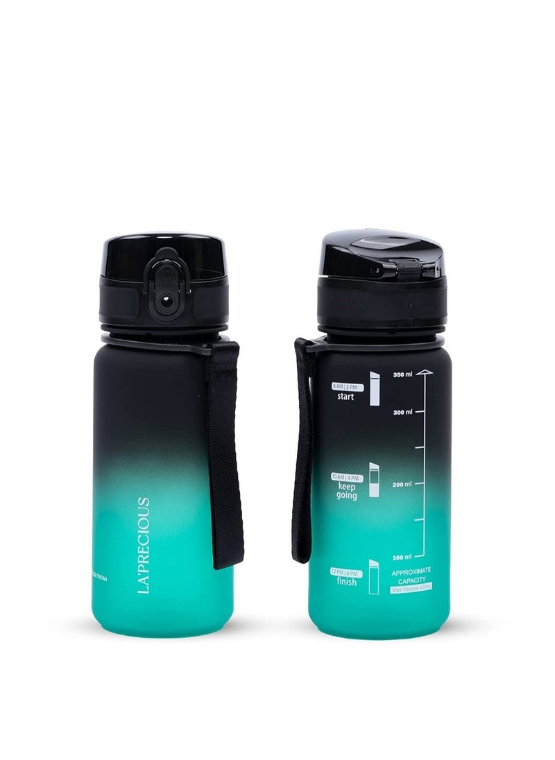 LA' PRECIOUS - LA' PRECIOUS 350ml Kids Water Bottle - USA Tritan Material Non-Toxic BPA Free - Fast Flow - Flip Top Leak Proof Lid and One Click Open - Image 1