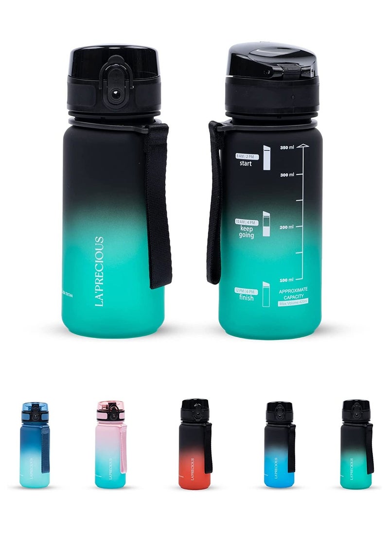 LA' PRECIOUS - LA' PRECIOUS 350ml Kids Water Bottle - USA Tritan Material Non-Toxic BPA Free - Fast Flow - Flip Top Leak Proof Lid and One Click Open - Image 1