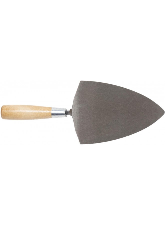 MARSHALLTOWN Tile Setter's Trowel, 7 x 4-3/8 Inch Blade, Quickly Move Large Quanities of Tile Adhesive, Floor Tiling Tools, Wood Handle, Made in the USA, 57 - Image 3