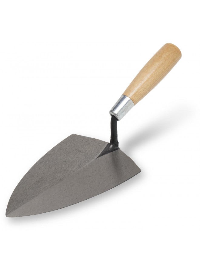 MARSHALLTOWN Tile Setter's Trowel, 7 x 4-3/8 Inch Blade, Quickly Move Large Quanities of Tile Adhesive, Floor Tiling Tools, Wood Handle, Made in the USA, 57 - Image 2