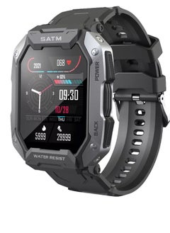 SATM A smart sports watch that works with Bluetooth and a touch screen and works with the Android and IOS system - lightweight, waterproof and dustproof, and includes a screen protection - an extra strap  - Image 5