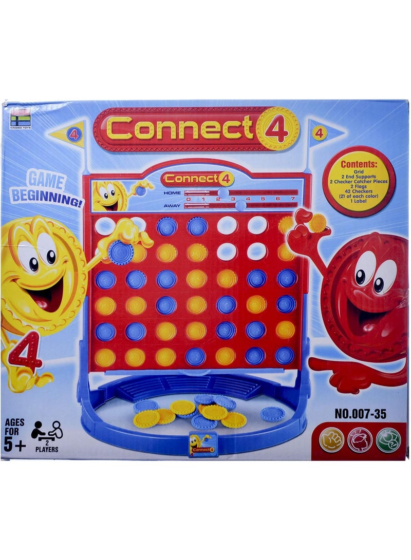 Connect 4 game from Kingso Toys, unisex, multi-colored