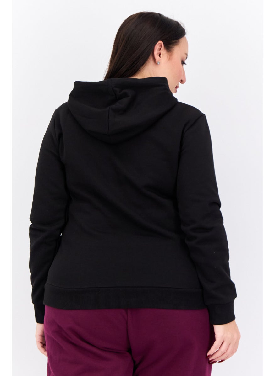 PUMA Women Sportswear Fit Long Sleeves Outdoor Sweatshirt, Black  - Image 3