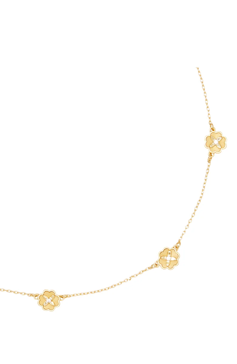 Kate Spade Heritage Bloom Station Necklace