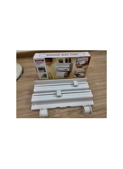 Generic 3-in-1 dispenser for storing and cutting aluminum foil, plastic wrap (nylon), and kitchen paper towels (roll)  - Image 3