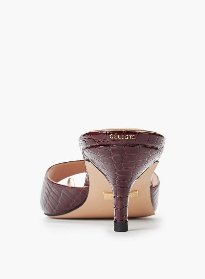 Celeste صنادل كعب قطة منسوجة للنساء - مجموعة رمضان - Image 4