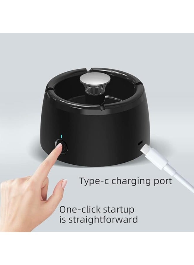 USB rechargeable 2-in-1 multifunctional smokeless ashtray doubles as an air purifier,portable solution for maintaining clean indoor air in home, car and office - Image 5