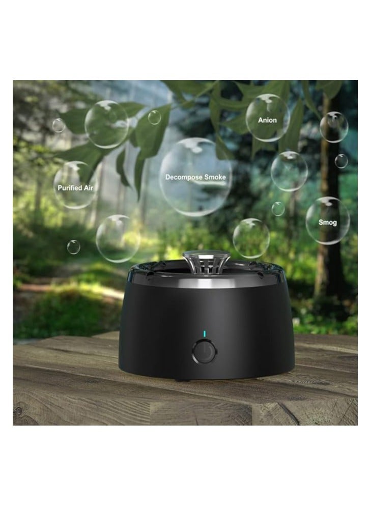 USB rechargeable 2-in-1 multifunctional smokeless ashtray doubles as an air purifier,portable solution for maintaining clean indoor air in home, car and office - Image 3