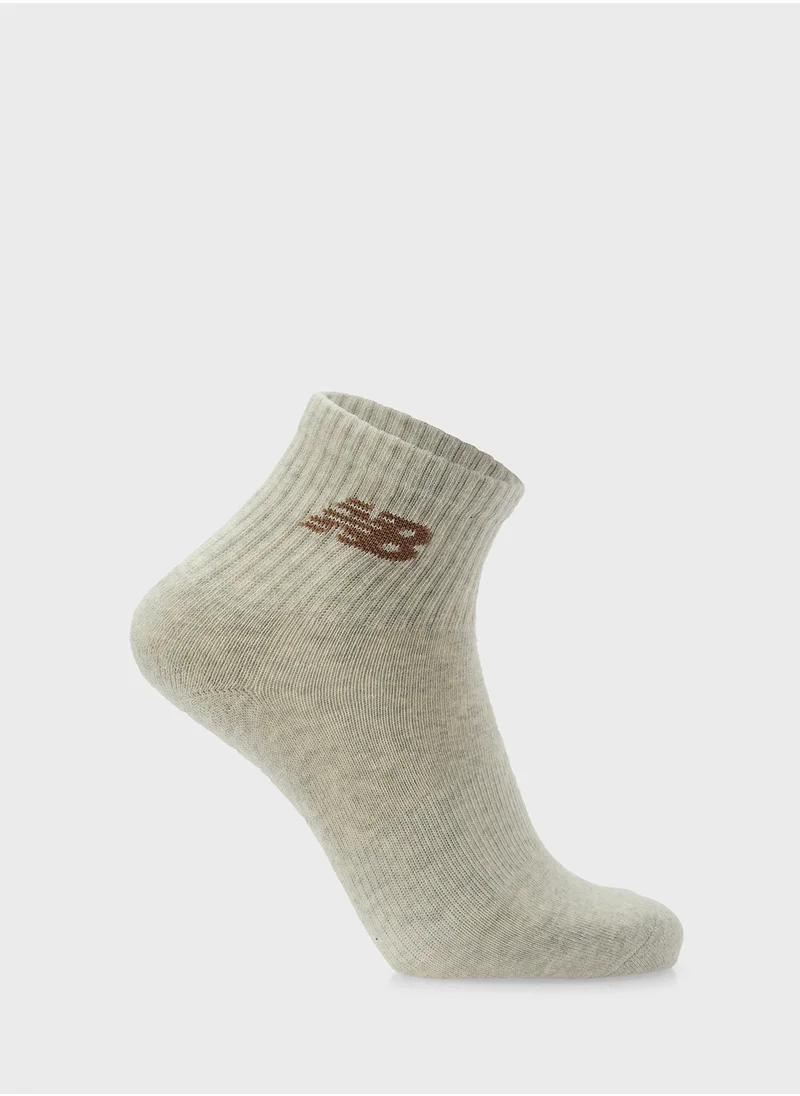 نيو بالانس 3 Pack Everyday Ankle Socks