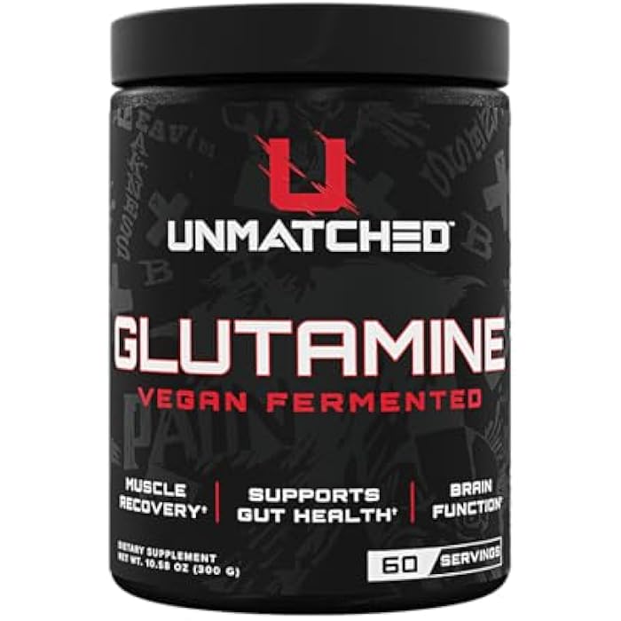 Unmatched Vegan Fermented Glutamine | Plant-Based Fermentation | High Purity, Allergen Free | Muscle Recovery, Gut & Immune Support | 60 Servings (Unflavored) - Image 1