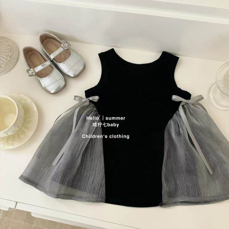 Black Swan Girls 2026 Summer Dress Puffy Princess Dress - Image 3