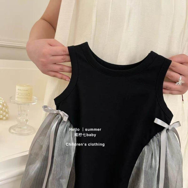 Black Swan Girls 2026 Summer Dress Puffy Princess Dress - Image 2