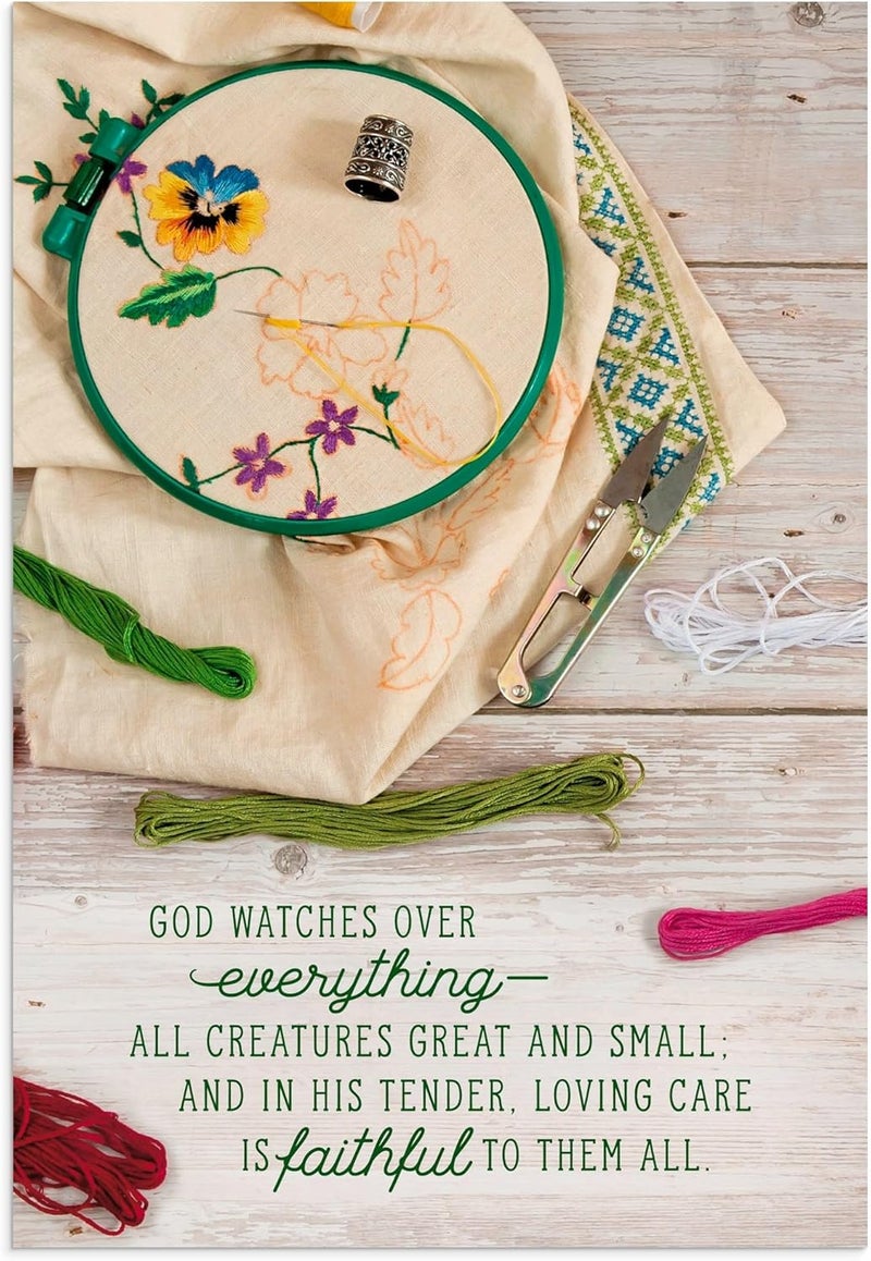 DaySpring  Get Well Cozy Crafts  4 Design Assortment with Scripture  12 Get Well Boxeds Cards  Envelopes U1613 - Image 3