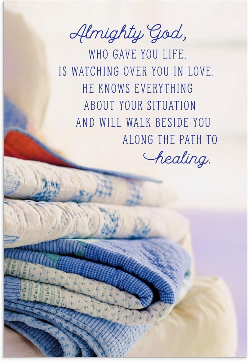 DaySpring  Get Well Cozy Crafts  4 Design Assortment with Scripture  12 Get Well Boxeds Cards  Envelopes U1613 - Image 5