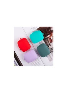 Generic Soft Silicone Protective Case Cover Compatible with Apple AirPods LIBERTY 4PRO Case with  (RED COLOR)  - Image 2