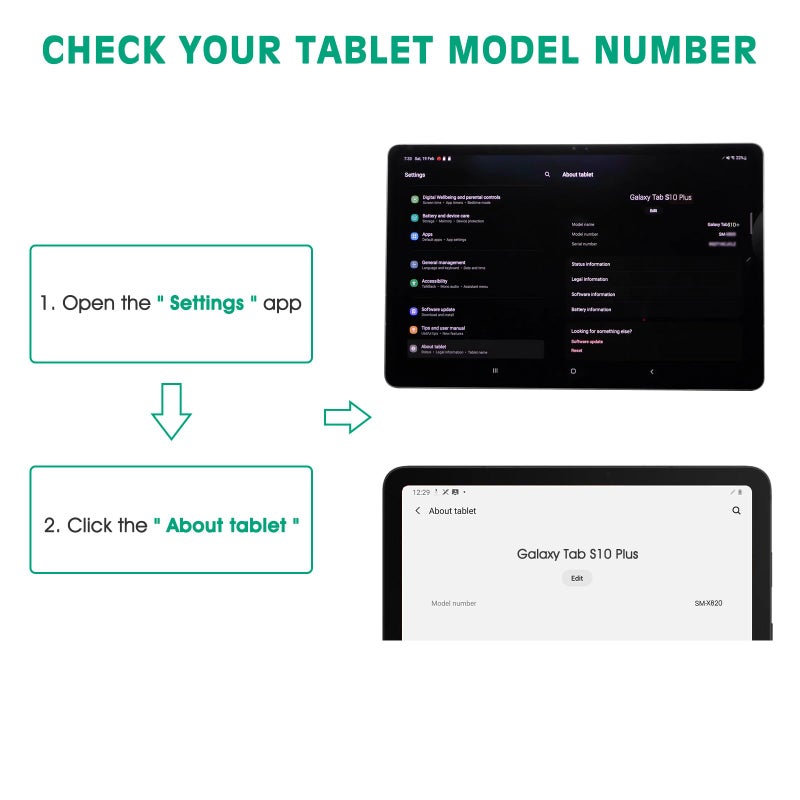 apiker [عبوة 2] واقي شاشة apiker لجهاز Samsung Galaxy Tab S10 Plus/S9 Plus/S9 FE Plus/S7 FE 5G/S8 Plus 12.4 بوصة، زجاج مقسى 9H لجهاز Galaxy Tab S10+/S9+/S9 FE+/S7 FE - Image 3