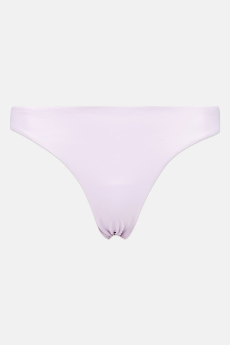 Weekday Women Plain Pull On Bikini Bottom, Light Purple - Image 1