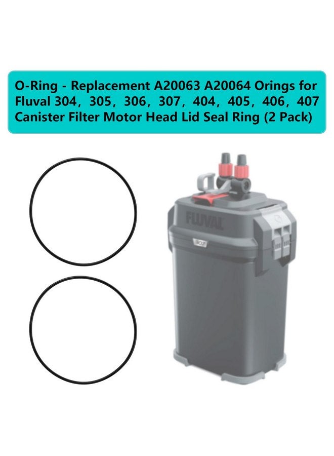 STPCTOU STPCTOU A20063 Aquarium Filter O-Ring, Replacement A20064 Orings for 304, 305, 306, 307, 404, 405, 406, 407 Seal Ring Gasket for Canister Filters  - Image 5