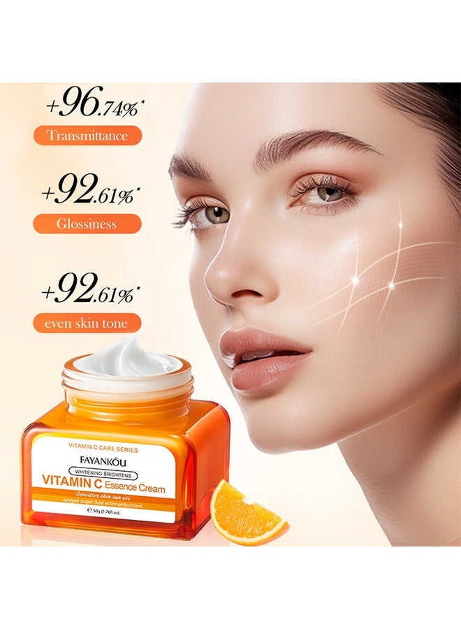 FAYANKOU Vitamin C Whitening Skincare Series Concentrated Facial Cream for Whitening, Spot Removal, Repair and Hydration - Image 5