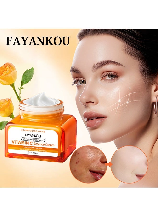 FAYANKOU Vitamin C Whitening Skincare Series Concentrated Facial Cream for Whitening, Spot Removal, Repair and Hydration - Image 1