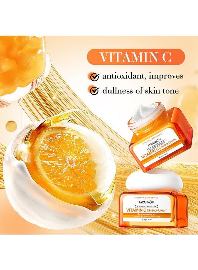 FAYANKOU Vitamin C Whitening Skincare Series Concentrated Facial Cream for Whitening, Spot Removal, Repair and Hydration - Image 4