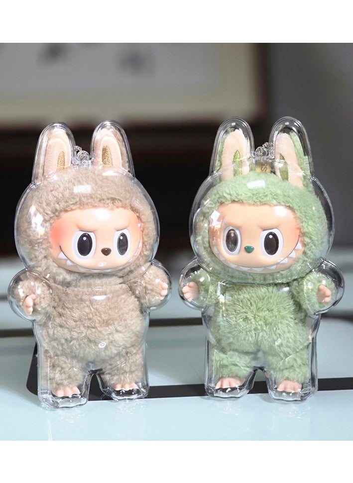 Generic - Standing Labubu Version 1, Clear Acrylic Hard Case for Protecting Precious Dolls. (Case Only) - Image 1