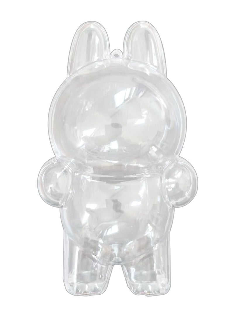 Generic - Standing Labubu Version 1, Clear Acrylic Hard Case for Protecting Precious Dolls. (Case Only) - Image 1